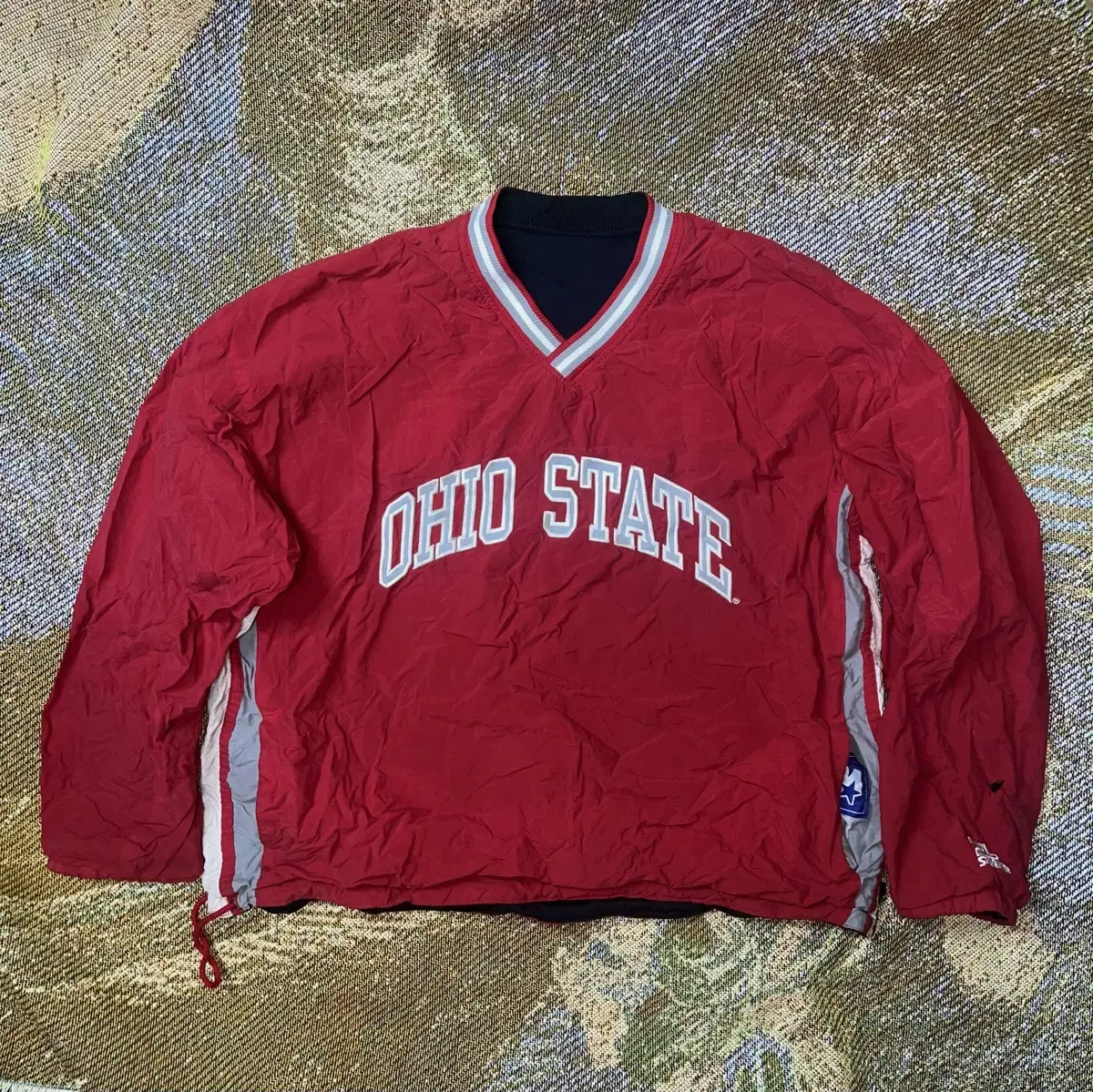 스타터90s Starter Ohiostate warm up XL(xxl)